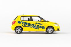 Kovový model Škoda Fabia II - pohled z pravého boku