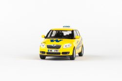 Kovový model Škoda Fabia II - pohled zepředu