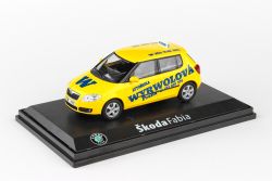 Kovový model Škoda Fabia II - na podstavci