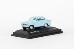 Kovový model Škoda Octavia 1963 - pohled na podstavci