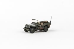 Abrex Cararama 1:72 - 1/4 Ton Military Vehicle - Military Green