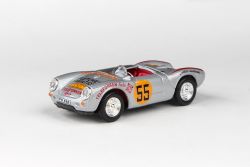 Abrex Cararama 1:43 - Porsche 550A - Racing Silver