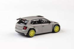 Kovový model Škoda Fabia III R5 - Šedá Steel Uni