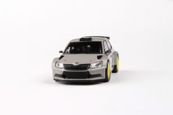 Kovový model Škoda Fabia III R5 - Šedá Steel Uni