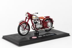 Kovový model Jawa 250 Pérák - na podstavci