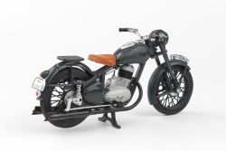 Kovový model Jawa 250 Pérák - pohled zezadu