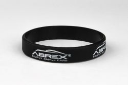Silikonový náramek Abrex - černý