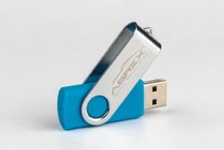 USB flash disk 32 GB modrý ABREX