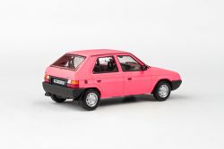 Kovový model Škoda Favorit 136L - Růžová Matná