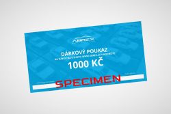 Dárkový poukaz Abrex v hodnotě 1000 Kč