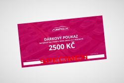 Dárkový poukaz Abrex v hodnotě 2500 Kč