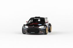 Kovový model auta Škoda Fabia III R5 - pohled zepředu