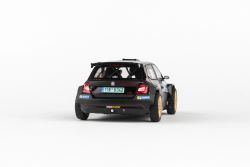 Kovový model auta Škoda Fabia III R5 - pohled zezadu
