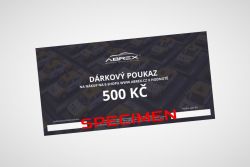 Dárkový poukaz Abrex v hodnotě 500 Kč