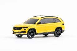 Plasťáček Škoda Kodiaq FL 1:43 - Žlutá