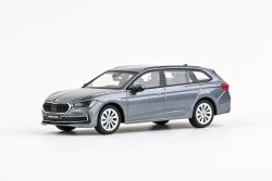 Škoda Superb IV Combi (2023) 1:43 - Šedá Graphite Metalíza