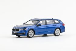 Škoda Superb IV Combi (2023) 1:43 - Modrá Cobalt Metalíza