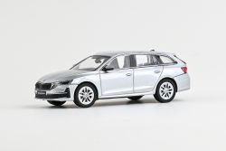Škoda Octavia IV FL Combi (2024) 1:43 - Stříbrná Brilliant Metalíza
