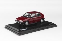Kovový model Škoda Felicia - Červená Romantická