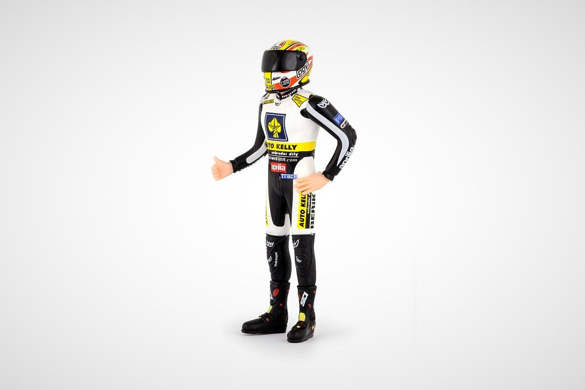 Figurka Závodního Jezdce 1:18 - Lukáš Pešek 2009