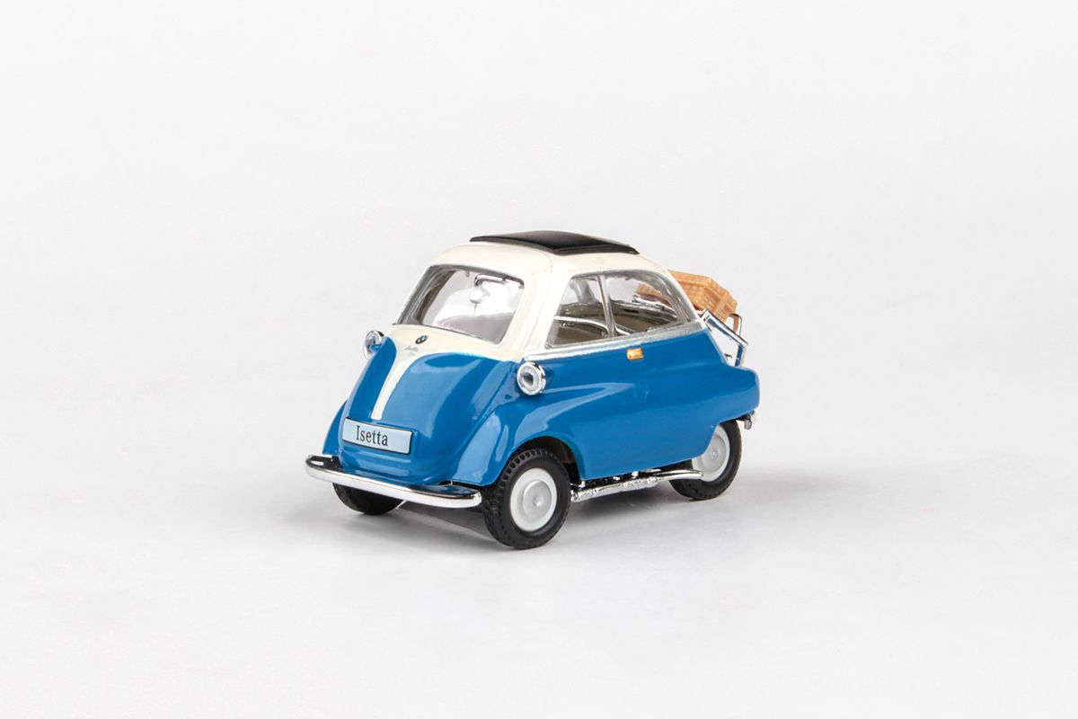 Kovový model BMW Isetta 250 - modrá