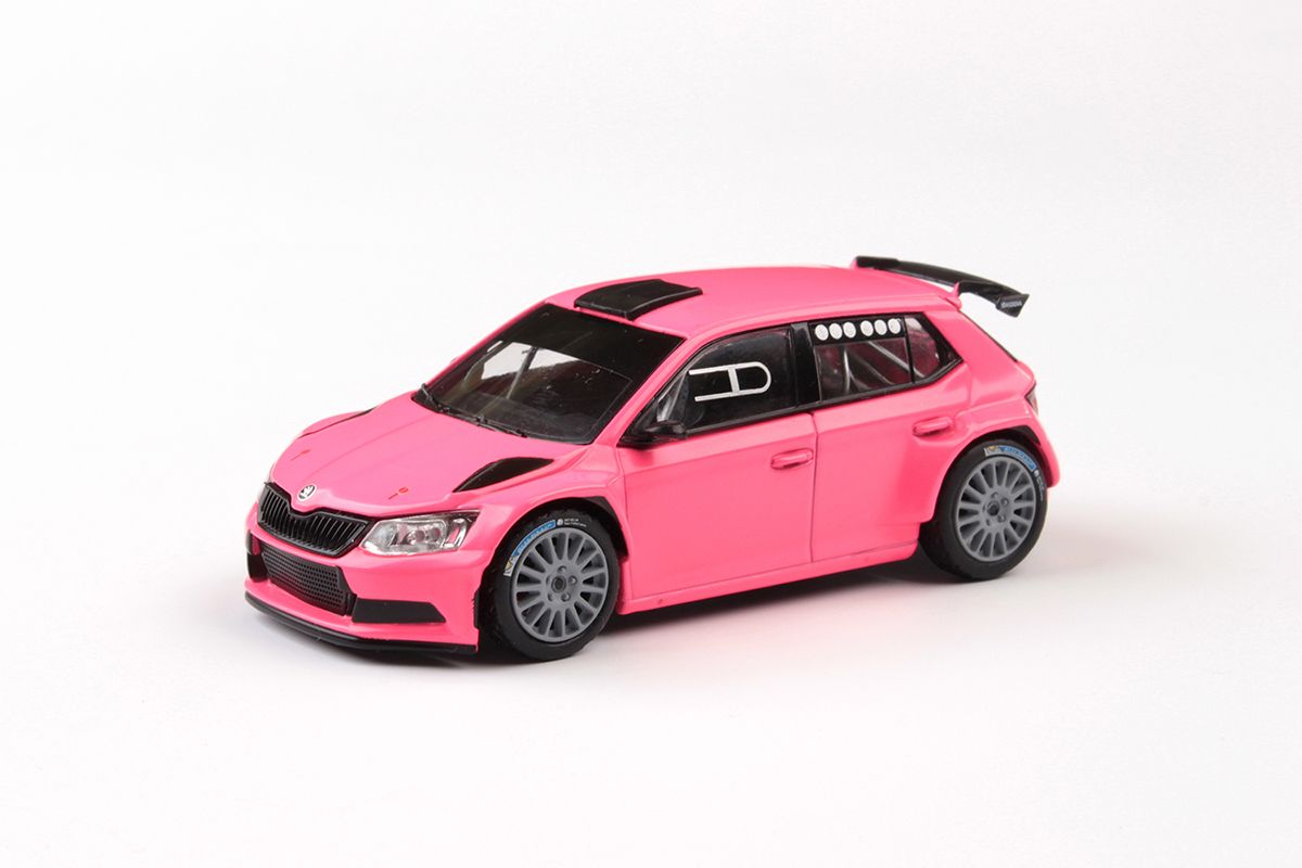 Škoda Fabia III R5 (2015) 1:43 - Růžová Matná