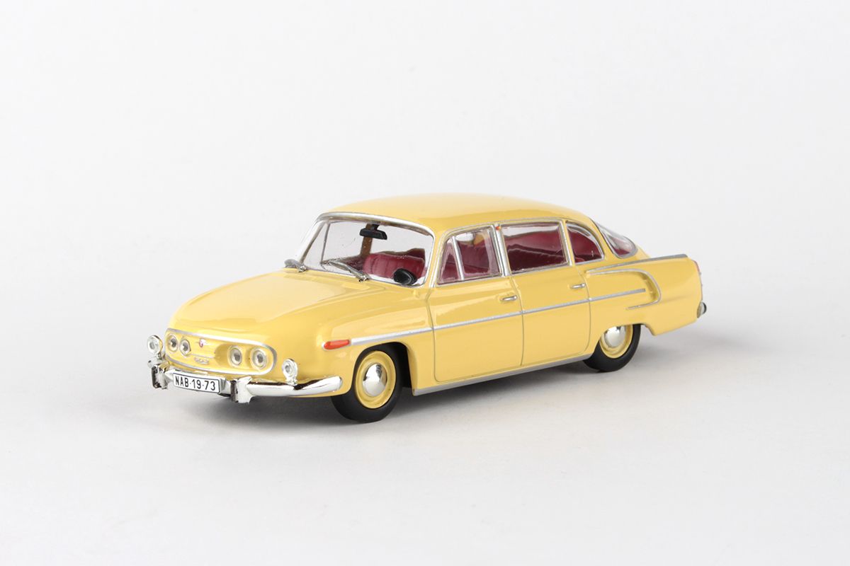 Kovový model Tatra 603 - Žlutá světlá