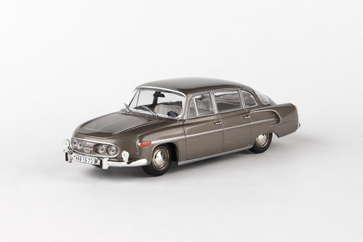 Kovový model Tatra 603 - Šedohnědá metalíza