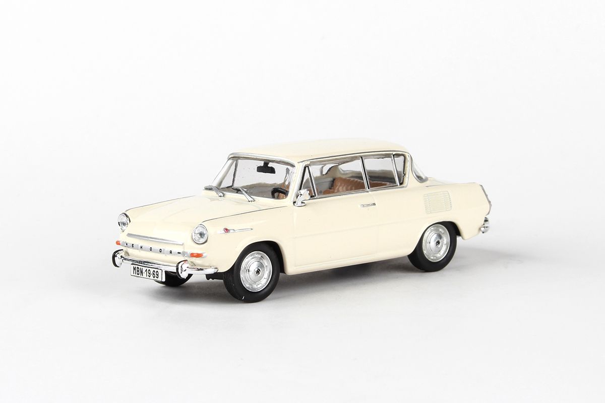 Kovový model Škoda 1100MBX - Slonová kost