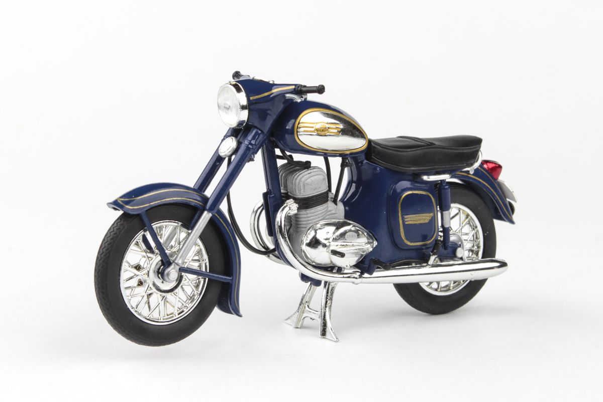 Jawa 350 Automatic (1966) 1:18 - Modrá Kobaltová