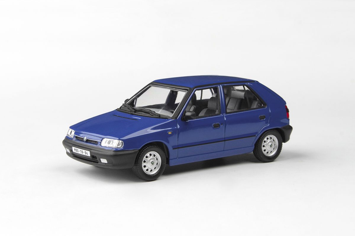 Kovový model Škoda Felicia - Modrá Arktická