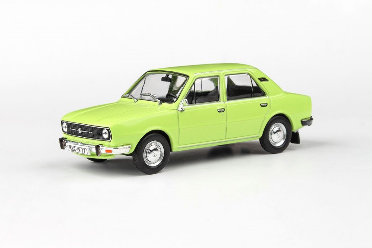 Kovový model Škoda 105L - pohled zepředu
