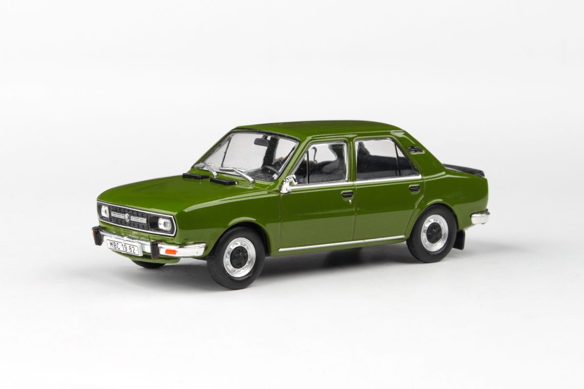 Kovový model Škoda 120L - Zelená Olivová