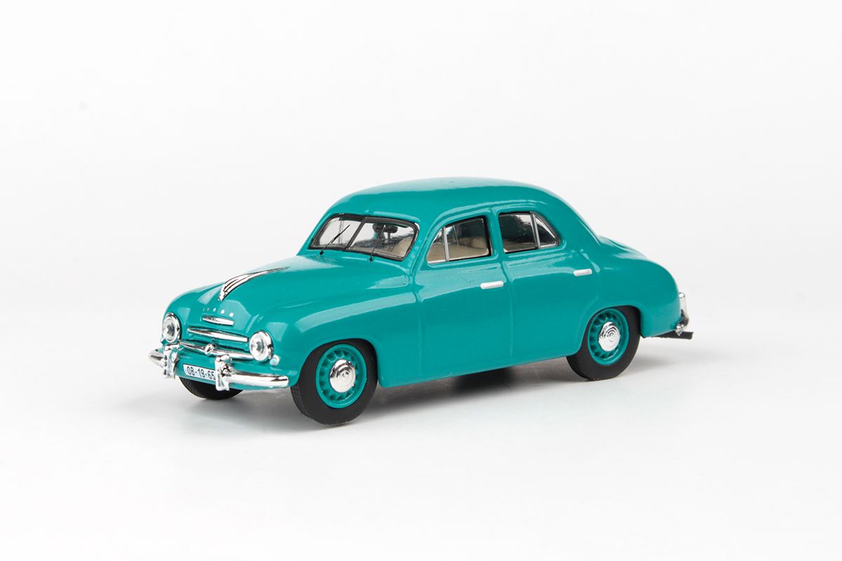 Kovový model Škoda 1201 - pohled zepředu