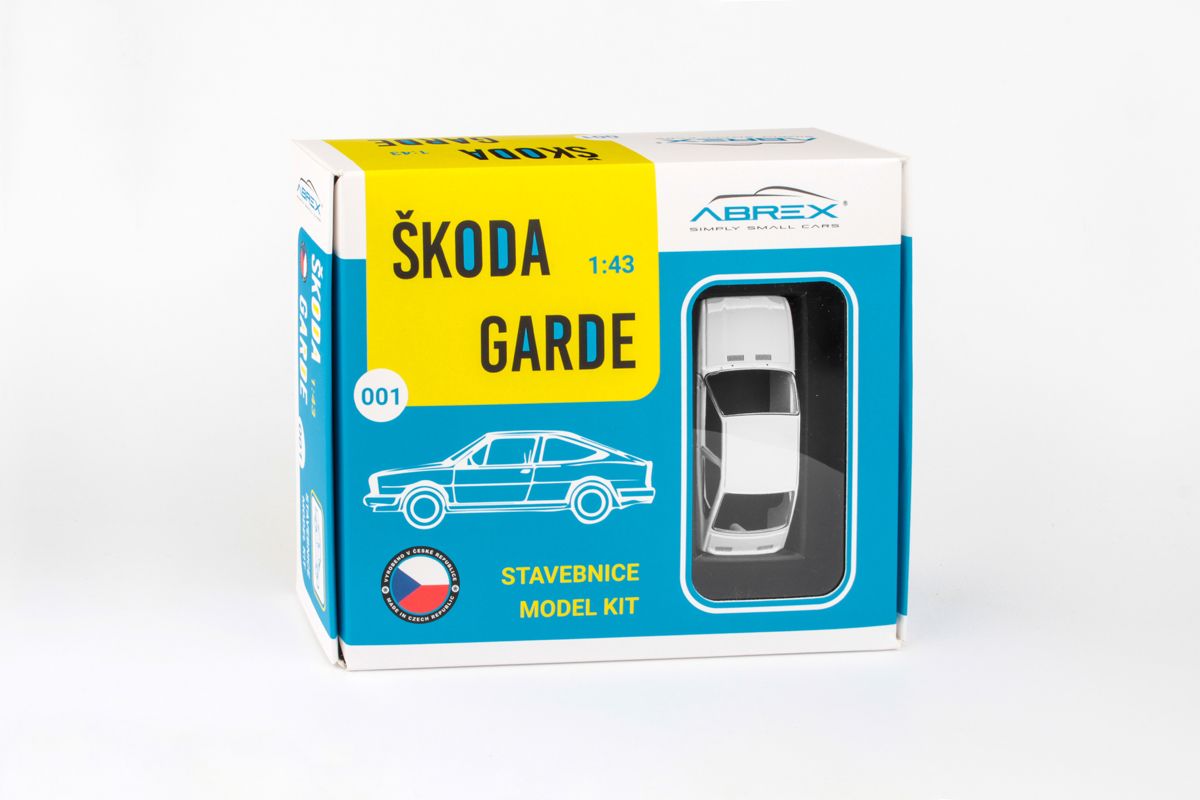 Škoda Garde (1982) 1:43 - Bílá Ledová - Stavebnice