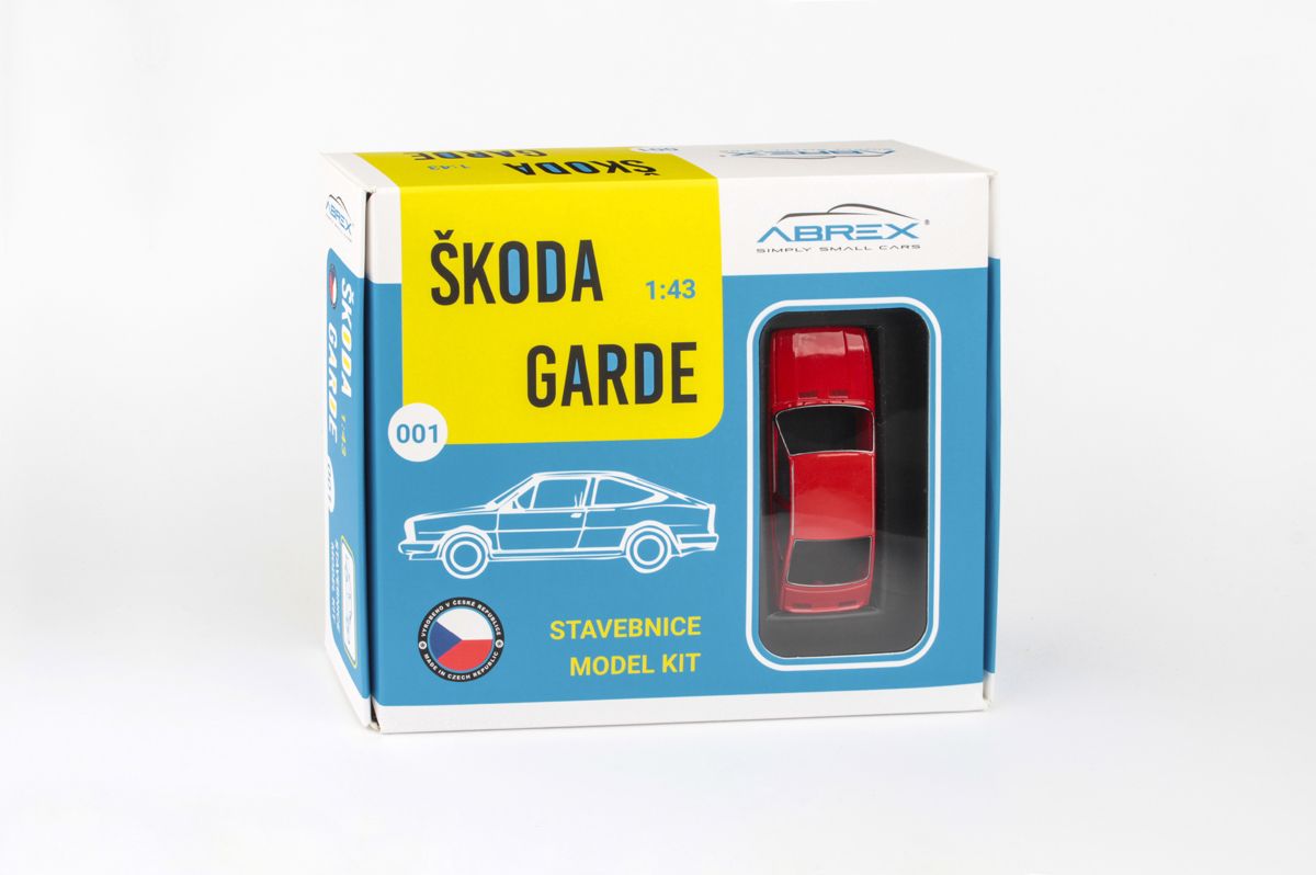 Škoda Garde (1982) 1:43 - Červená Šípková - Stavebnice