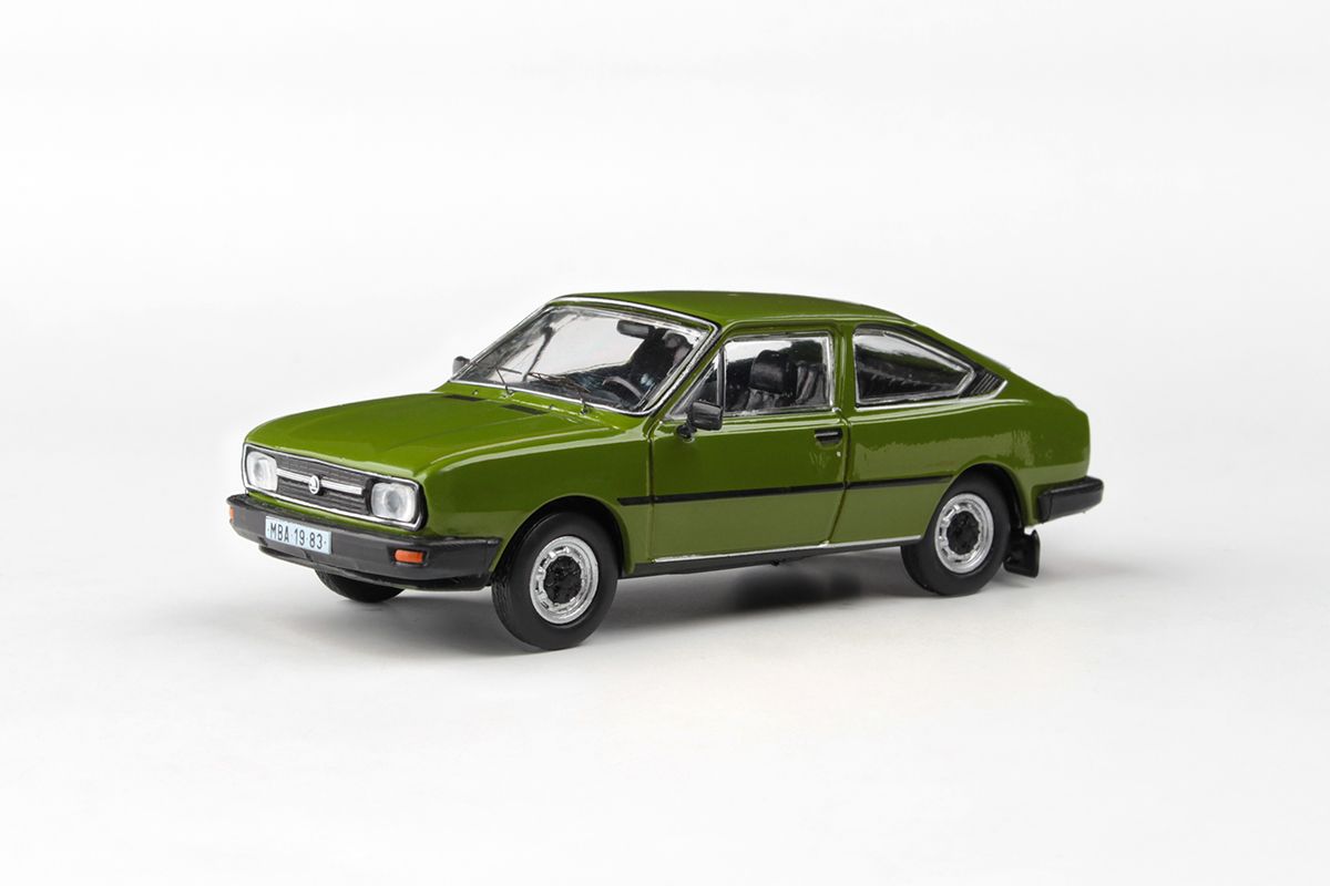 Kovový model Škoda Garde - pohled zepředu