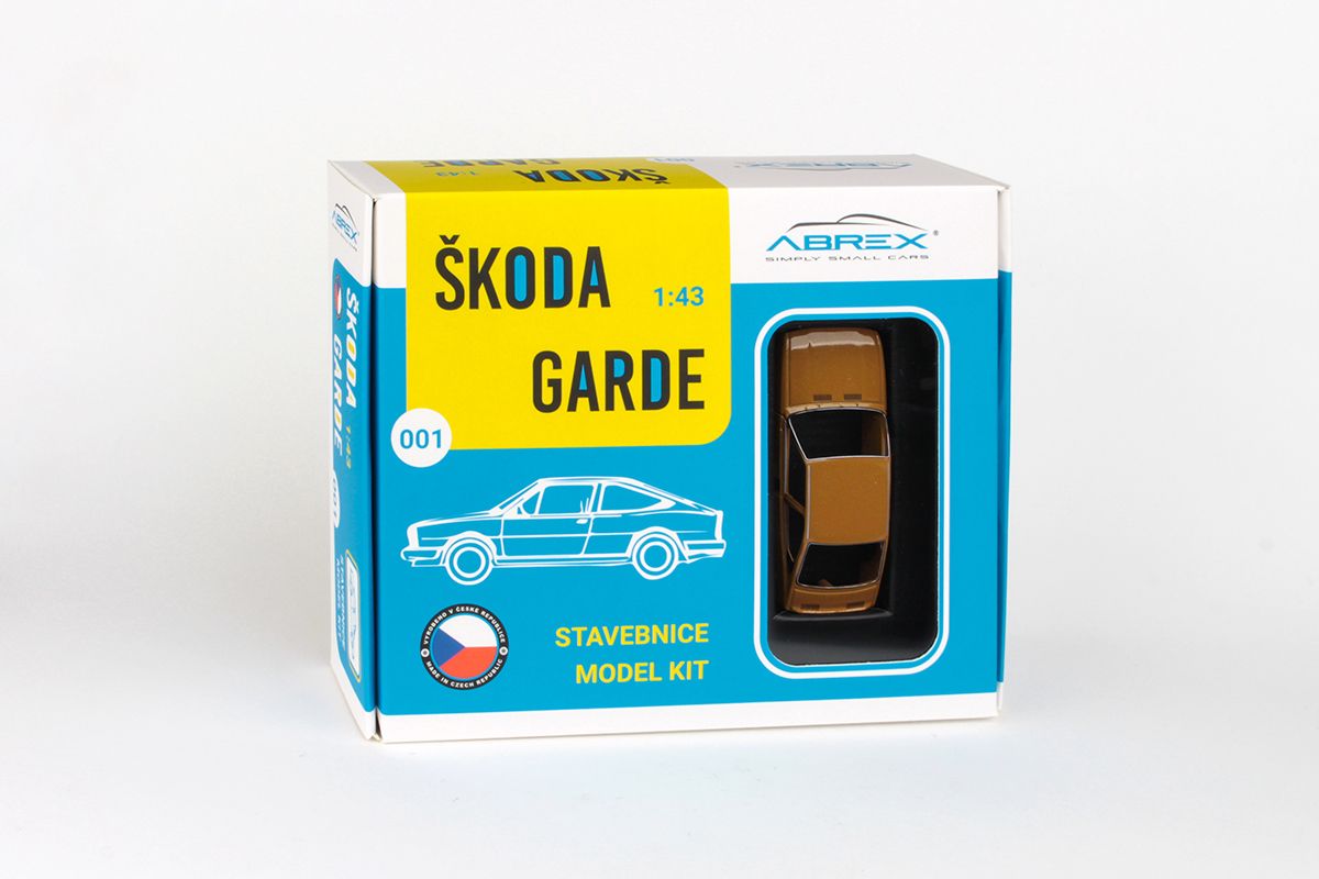 Škoda Garde (1982) 1:43 - Bronzová Metalíza - Stavebnice