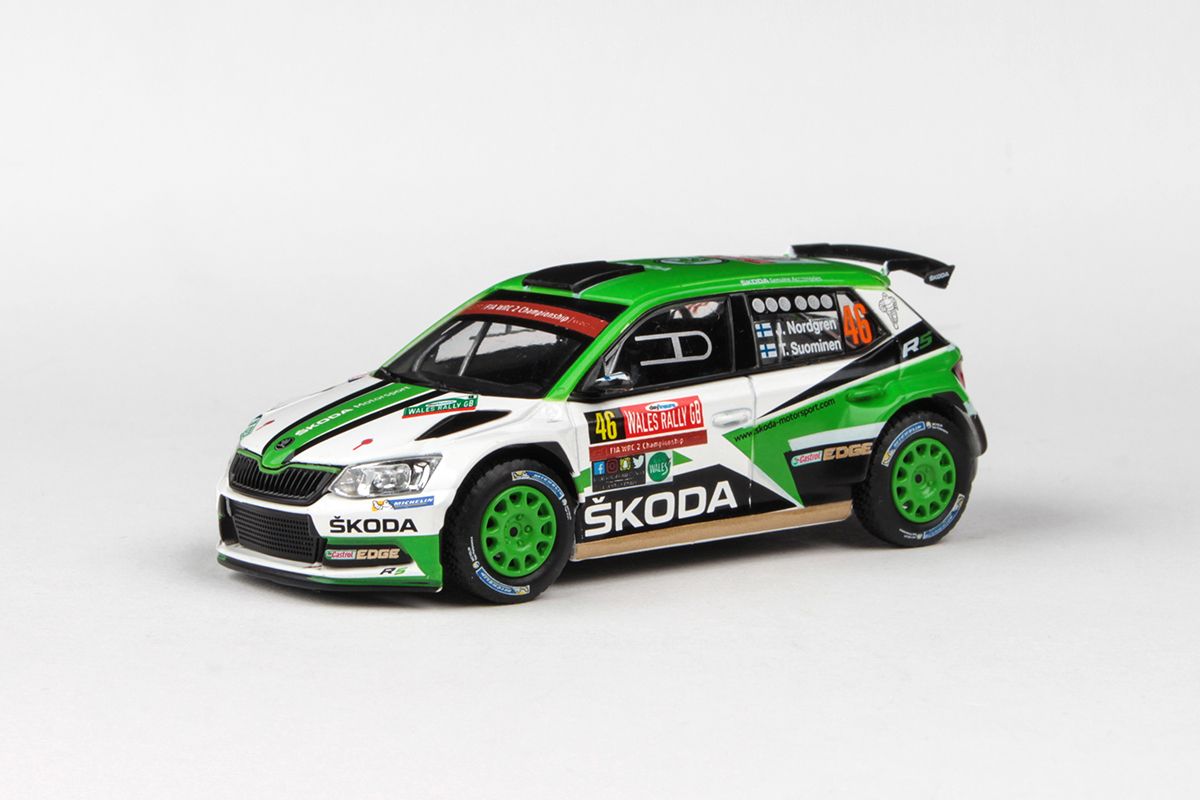 Škoda Fabia III R5 (2015) 1:43 - Dayinsure Wales Rally GB 2017 #46 Nordgren - Suominen