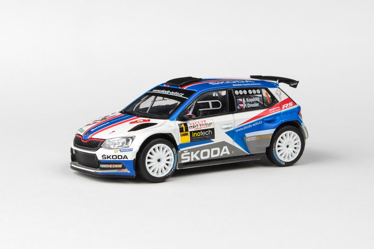 Škoda Fabia III R5 (2015) 1:43 - Rallye Český Krumlov 2018 #1 Kopecký - Dresler