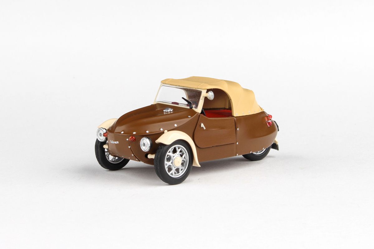 Velorex 16/350 (1966) 1:43 - Hnědá/Světle Béžová/Slonová Kost