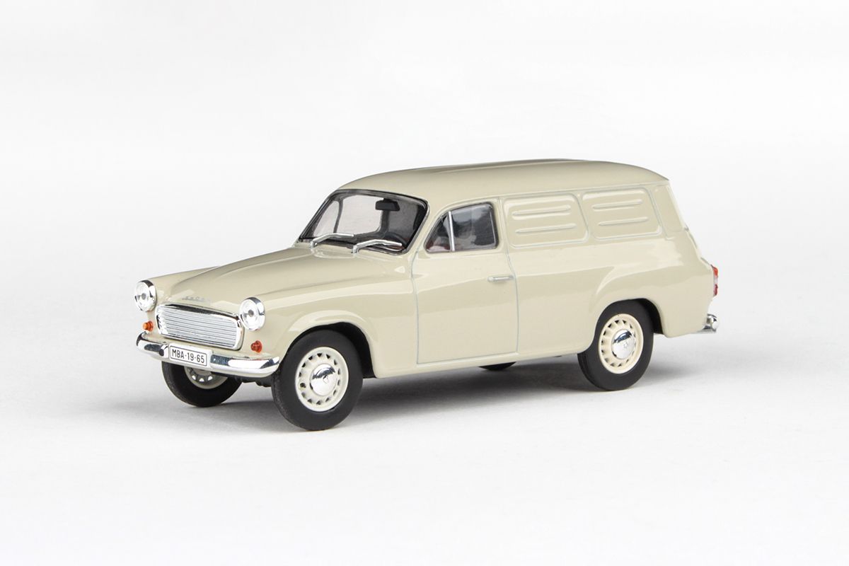 Kovový model Škoda 1202 - pohled zepředu