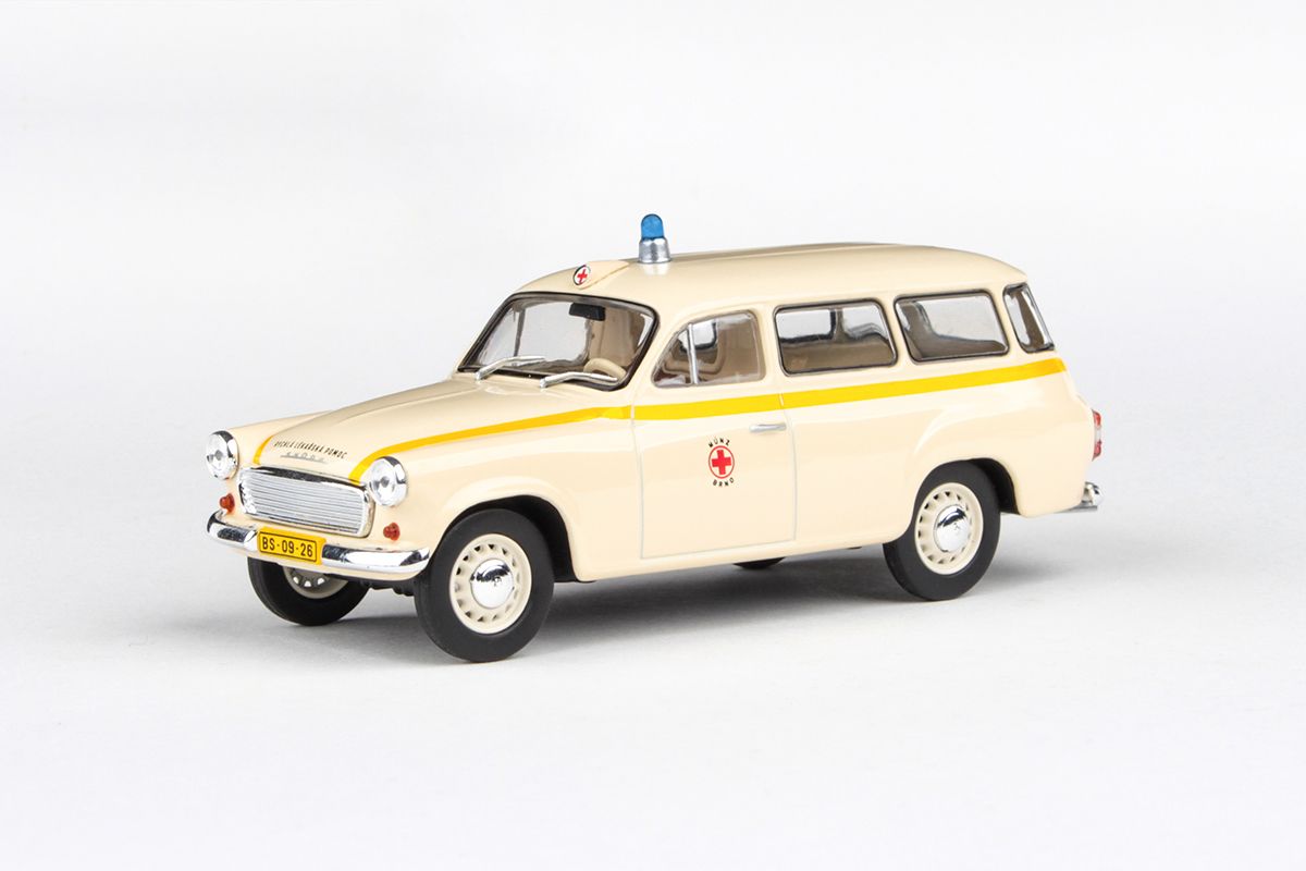 Kovový model Škoda 1202 - pohled zepředu
