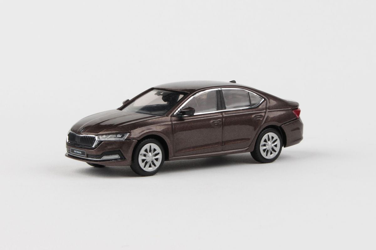 Škoda Octavia IV (2020) 1:43 - Hnědá Maple Metalíza