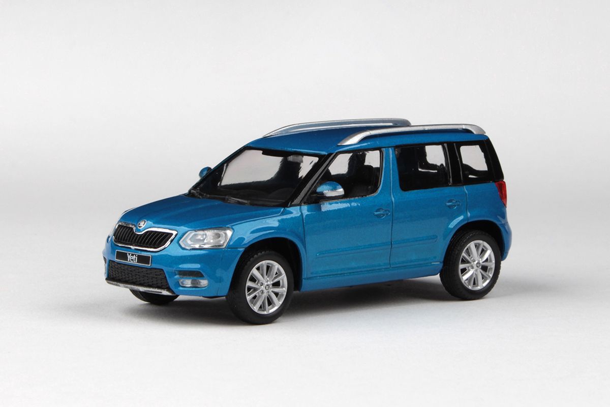Škoda Yeti FL (2013) 1:43 - Modrá Ocean Metalíza