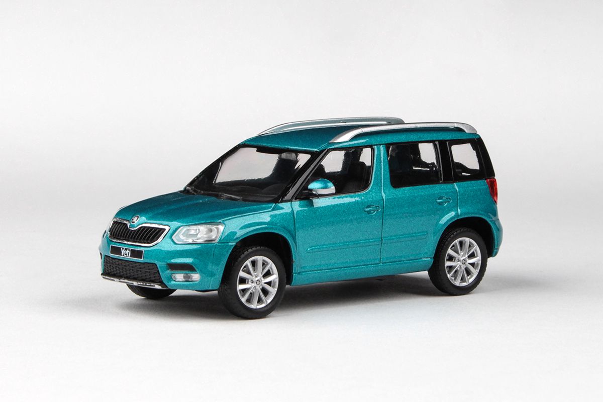 Škoda Yeti FL (2013) 1:43 - Modrá Sea Metalíza