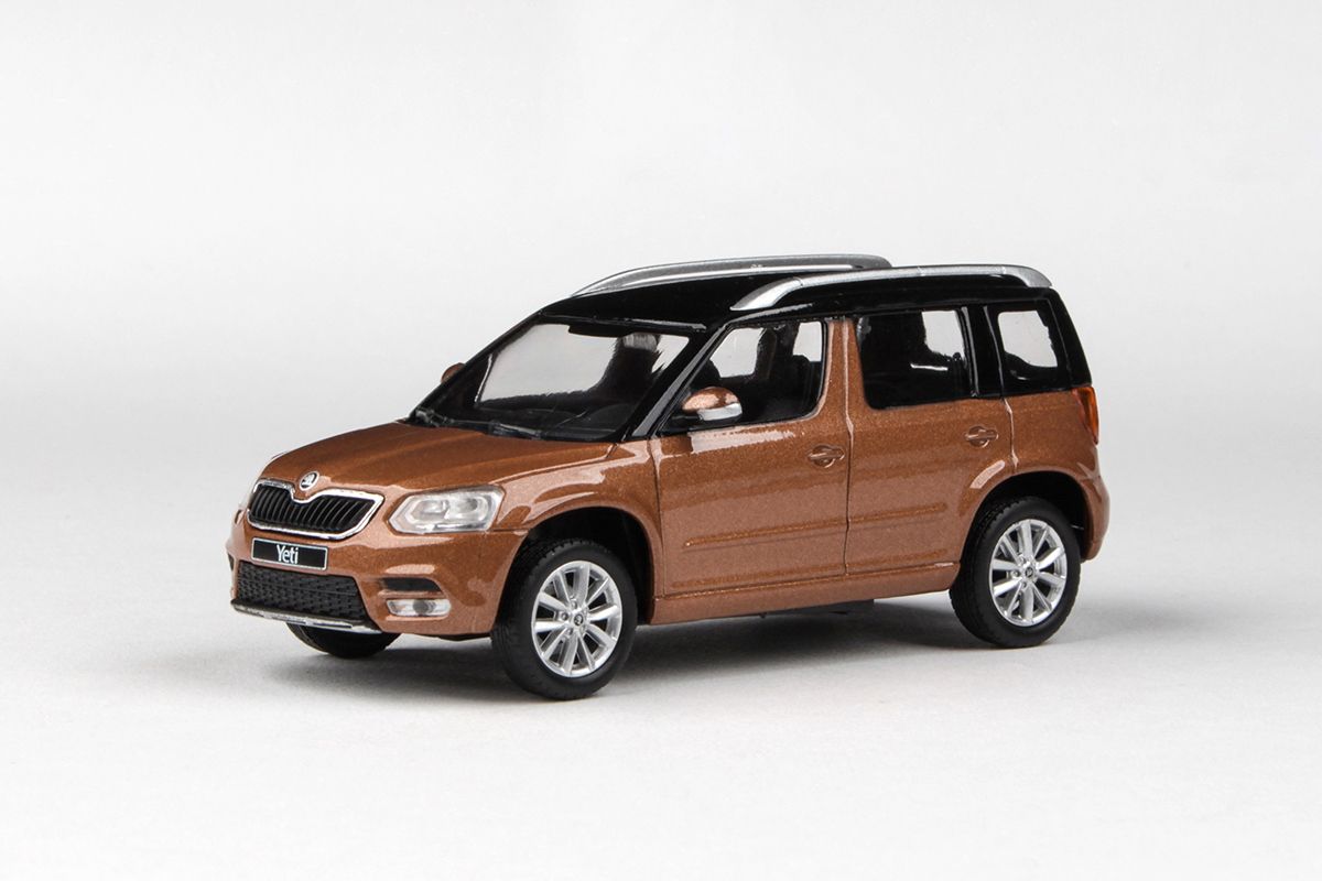 Škoda Yeti FL (2013) 1:43 - Oranžová Terracotta Metalíza