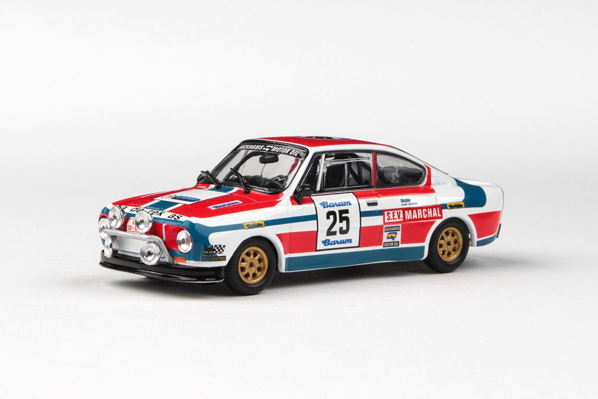 Škoda 130RS (1977) 1:43 - Barum Rallye 1976 #25 Haugland - Antonsen