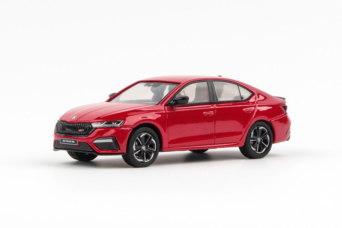 Škoda Octavia IV RS (2020) 1:43 - Červená Velvet Metalíza