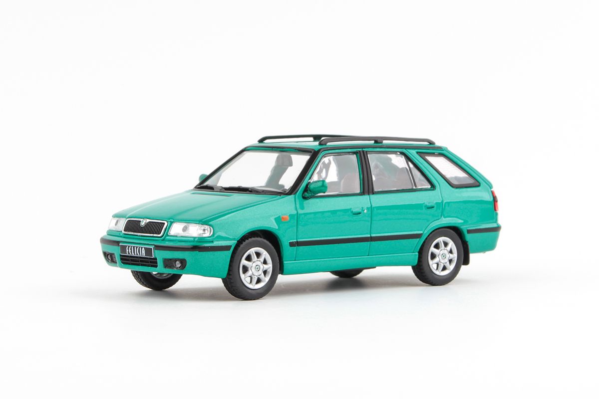 Škoda Felicia FL Combi (1998) 1:43 - Zelená Pacific Metalíza